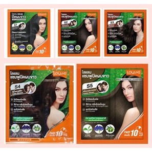 (มี 5 สี) LOLANE GREY COVERAGE SHAMPOO (30 มล.) โลแลน แชมพูปิดผมขาว