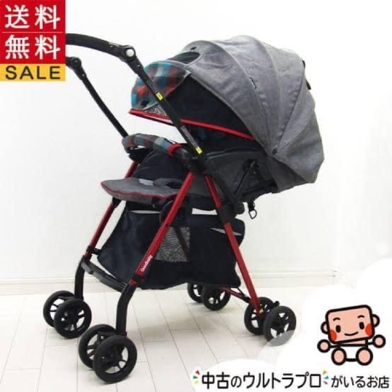 💕รถเข็น Goodbaby รุ่น gb Raquid รุ่นใหม่ สีเทา รถเข็นเด็กแรกเกิด รถเข็นญี่ปุ่นมือสอง รถเข็นเด็กแรกเก