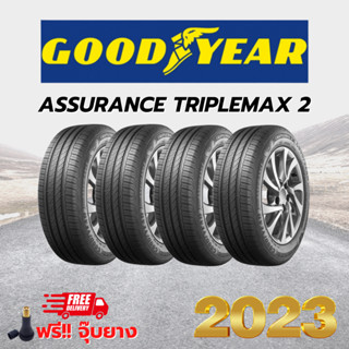 ยางรถยนต์ รถเก๋ง รถกระบะ ขอบ14 15  GOODYEAR assurance tripplemax2 ปี2023!!