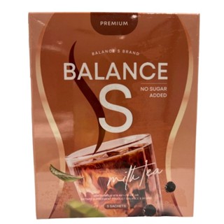 BALANCE S โปรตีนคุมหิว เร่งเผาผลาญ รสชานมไต้หวัน 1กล่องมี5ซอง