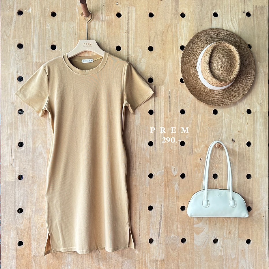 ✨🎈เดรสที่ทุกคนตามหา 𝑪𝒐𝒕𝒕𝒐𝒏 𝑻𝒆𝒆 𝑫𝒓𝒆𝒔𝒔 ผ้ายืด ใส่สบาย มีกระเป๋าข้าง #928✨🎈 - รูปที่ 3