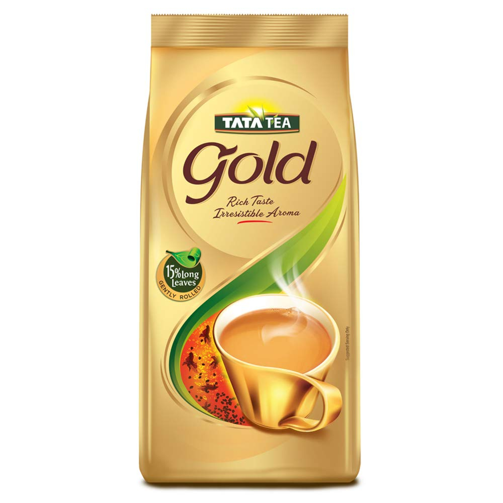 Tata Tea Gold, Black Tea, Pouch, 500g