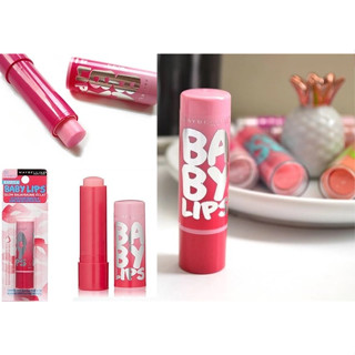 [พร้อมส่ง] นำเข้าจากอเมริกา ของแท้ 100% ลิปทินท์ ลิปบาล์มเปลี่ยนสี Maybelline, Baby Lips