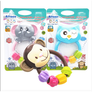 Attoon แอทตูน ของเล่นเขย่ามีเสียง เสริมพัฒนาการ สำหรับเด็ก 3 เดือนขึ้นไป แอทตูน