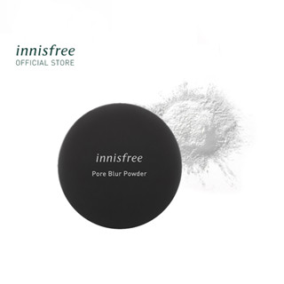 Innisfree pore blur powder 11 g อินนิสฟรี แป้งฝุ่น คุมมัน เนื้อละเอียด เบลอรูขุมขน ขนาด 11 กรัม Blur effect covering pore and smooth skin texture