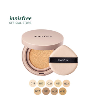 innisfree Skin Fit Glow Cushion SPF34 PA++ อินนิสฟรี คุชชั่น โกลด์