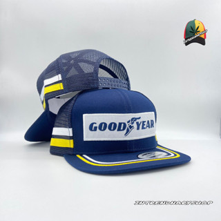 หมวกตาข่าย หมวกวินเทจ โลโก้ GOOD YEAR Snapback HIPHOP