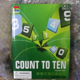 เกมตัวเลข count to ten board game เล่นได้  2 -4 คน