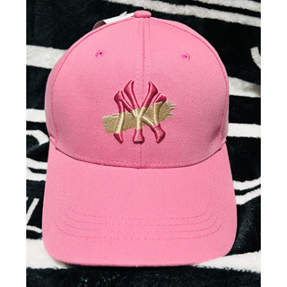 หมวก NY  สีชมพู  สวยๆ