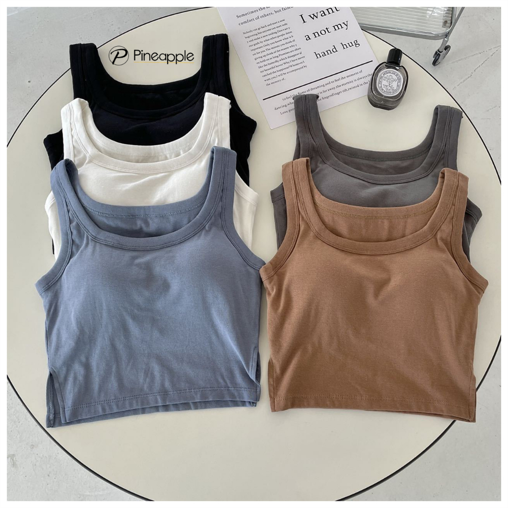 669 เสื้อกล้ามครอปสไตลส์สปอร์ตบ่าแบบผ่าข้างแนวแซ็กซี่ Side slit sports style vest ราคา ถูกที่สุด ดีลบีเคเค แกลเลอรีภาพที่ 7