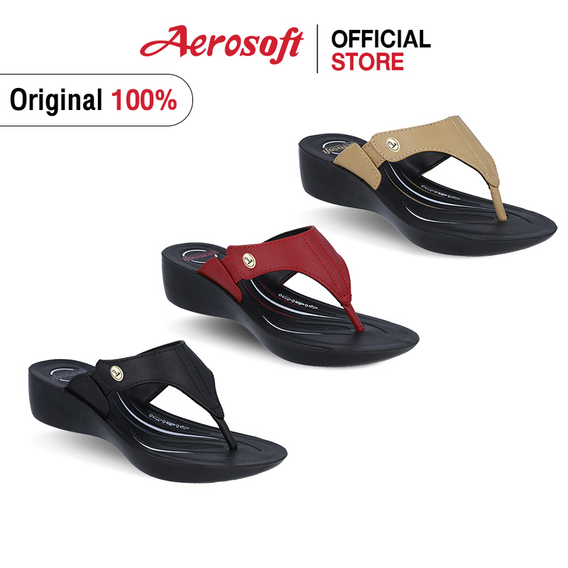 Aerosoft รองเท้าแตะผู้หญิงหูหนีบส้นสูงแอโร่ซอฟรุ่น LC3802