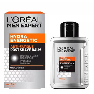 LOreal Men Strength Moisturizing หลังโกนหนวดโลชั่น 100ml เซราไมด์ก่อนแต่งหน้า