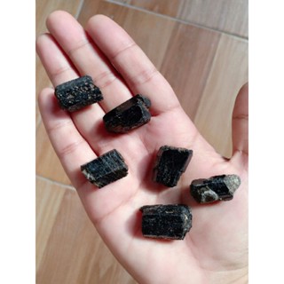 Black Tourmaline | ทัวร์มาลีนสีดำ#หินดิบ หินธรรมชาติ สีดำ #BT1-#BT6