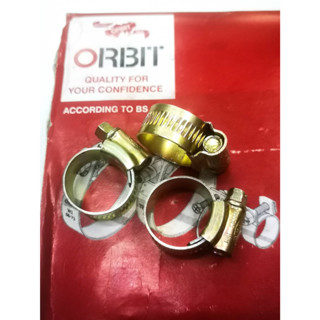 ORBIT OO - 10 อัน ( ขนาด 13 - 19 mm.)  ORBIT เข็มขัด รัดท่อ เข็มขัดรัดสายยาง