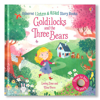 DKTODAY หนังสือ USBORNE LISTEN&amp;READ STORY BOOKS:GOLDILOCKS &amp; THE THREE BEARS (AGE 3+) **หนังสือมีเสียง**