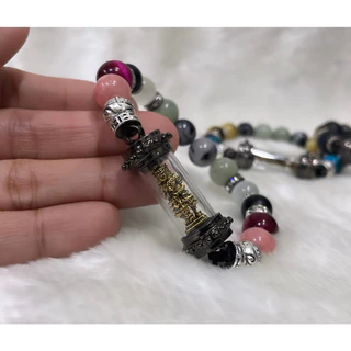 สร้อยข้อมือท้าวเวสสุวรรณ แบบหญิง[ผ่านพิธีแล้ว][ตะกรุดกันน้ำ] เสริมการเงิน การงาน ค้าขาย