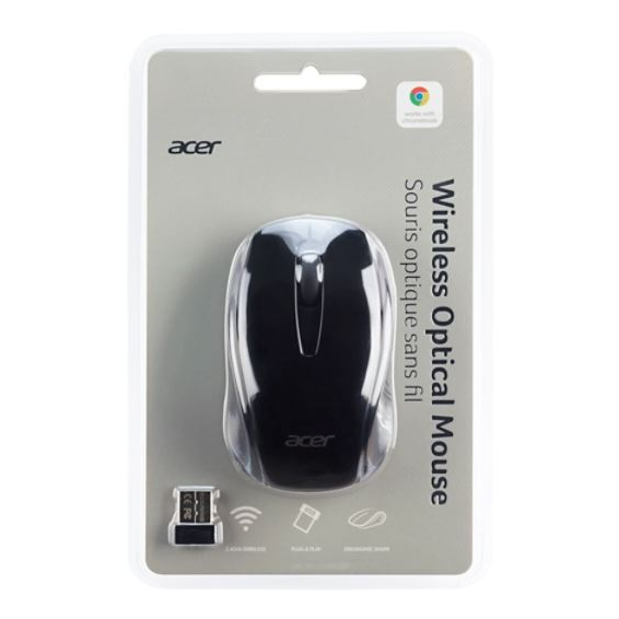🔥 เม้าส์ ACER Wireless Mouse M501 (AMR800) - แถมถ่านพร้อมใช้งาน 🔥