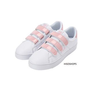 รองเท้าผ้าใบผู้หญิง นำเข้าจากเกาหลี! FILA รุ่น COURT DELUXE VC สีขาวชมพู ไซต์ 39 EUR แบรนด์แท้จาก Fila Korea shop 100%