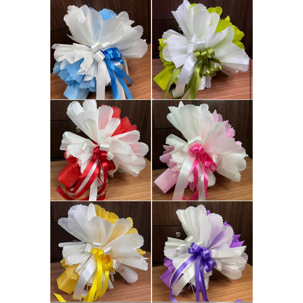 ช่อดอกไม้เปล่าทรงกลมแบบ 1  สำเร็จรูป ขนาด 30X25 โดยประมาณ