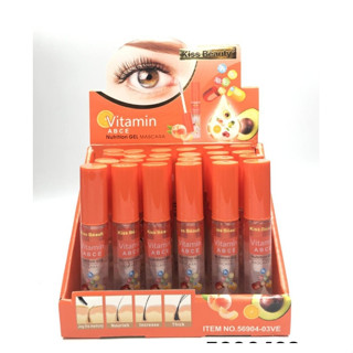 KISS BEAUTY No.56904-03 NUTRITION GEL MASCARA VITAMIN ABCE(1 box 24pcs)