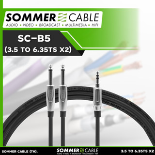 Sommer Cable Basic SC-B5 สายสัญญาณเสียง สายสำเร็จรูป 6.35TS to 3.5TRS  / Audio Patch Cable