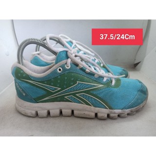 Reebok Size 37.5 ยาว 24 รองเท้ามือสอง ผู้หญิง ผู้ชาย ผ้าใบ กีฬา  แฟชั่น ทำงาน ลำลอง เที่ยว