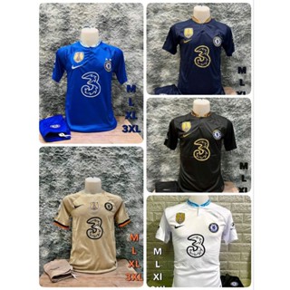 ชุดกีฬาเชลซี⚽ **เสื้อ+กางเกง**  **ทรงตรง ชายหญิงใส่ได้**