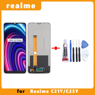 จอ Realme C21Y/C25Y แถมชุดไขควงกับกาวติดหน้าจอ