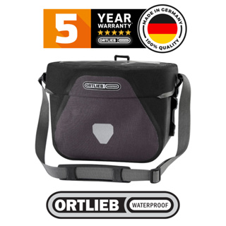 Ortlieb กระเป๋าหน้าแฮนด์จักรยาน Ultimate Six Plus ขนาด 6.5 ลิตร สีเทาเข้ม Granite - Black