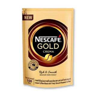 เนสกาแฟ โกลด์เครมา 100กรัม NESCAFE GOLDCREMA RICH&amp;SMOOTH COFFEE