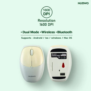 Nubwo NKM-631 Keyboard+Mouse Dual mode Wireless/Bluetooth แป้นพิมพ์ไร้สาย ชุดเมาส์คีย์บอร์ด