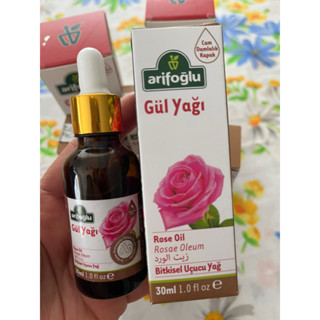 น้ำมันกุหลาบ จากประเทศตุรกี rose oil 30mlใช้ทาบำรุงผิวหน้า