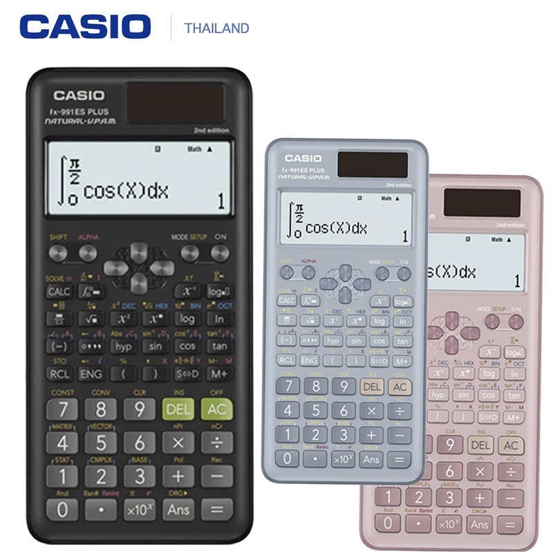 fx-991ES PLUS ใช้ fx-991ES PLUS-2 nd แทน เครื่องคิดเลขวิทยาศาสตร์ เครื่องคิดเลข คาสิโอ Casio ของแท้ 