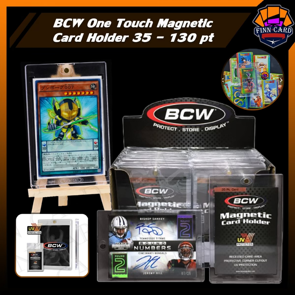 BCW One Touch Magnetic Card Holder 35 Pt Card Standard กรอบใช้สำหรับใส่การ์ด ไม่ว่าจะเป็น การ์ดNBA NFL โปเกม่อน MN