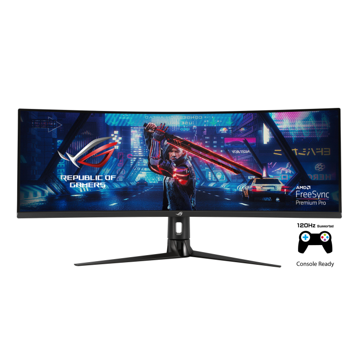 ROG Strix XG49VQ Super Ultra-Wide HDR Gaming Monitor — 49-inch 32:9 (3840 x 1080), 144Hz, FreeSync™ 