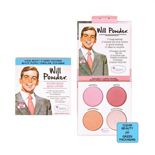 พร้อมส่ง ของแท้💯 บลัชออน The Balm Will Powder Blush Quad ผลิต1/2020