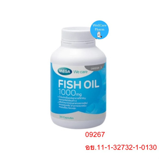 น้ำมันปลา 1000 มก./30แคปซูลMEGA FISH OIL/1000mg.30CAP/Exp.01/11/2025