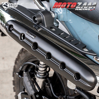 บังท่อ MOTOZAAA Exhaust Heat Protector Matt Black : for Honda DAX 125