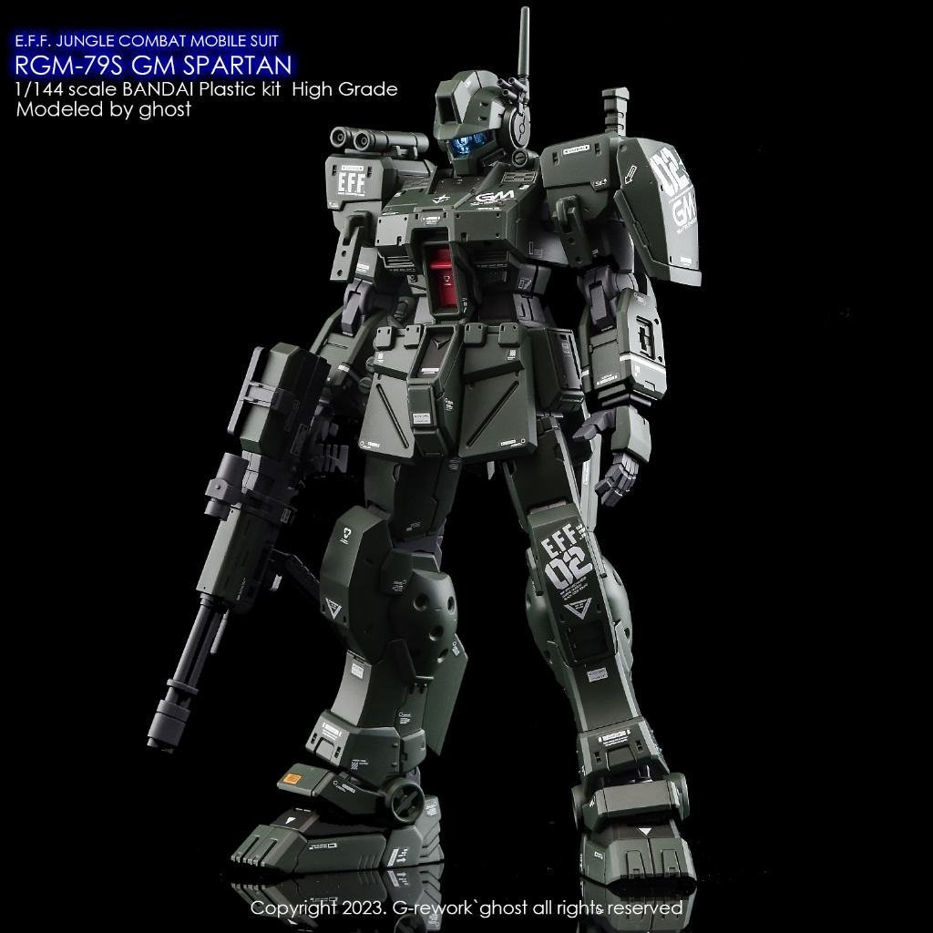 Water Decal [HG] GM_SPARTAN ของแท้จาก G-Rework