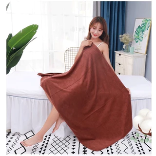 YJC-02【400กรัม】ขนาด 160x80 ซม. ผ้าเช็ดตัวผืนใหญ่ ผ้าขนหนูนาโน สีพื้น