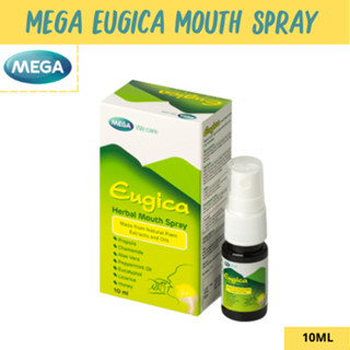 MEGA We care เมก้าวีแคร์ EUGICA HERBAL MOUTH SPRAY ยูจิก้า เฮอร์บอล เม้าท์ สเปรย์