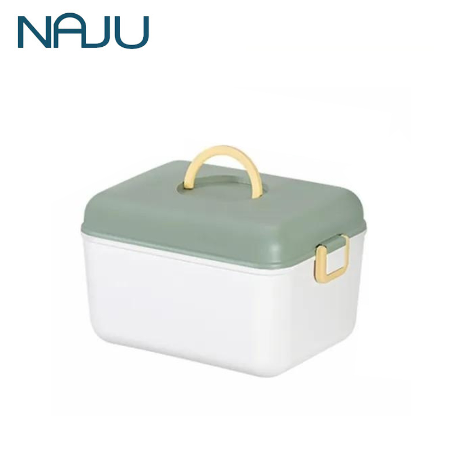 Naju กล่องปฐมพยาบาล ใส่ยาสามัญประจำบ้าน กล่องเก็บของ กล่องเก็บยาพกพา ชุดปฐมพยาบาล ขนาด12ลิตร 20ลิตร กล่องเก็บของแบบพกพา
