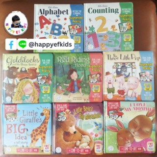 Board Books: Lets Learn Alphabets ABC and Counting 123 with Boardbook 3D หนังสือบอร์ดบุ๊คภาษาอังกฤษ (พร้อมส่ง)