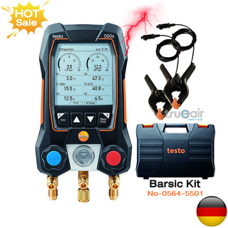 Teato Manifold Gauge ดิจิตอล  550s Set " Basic Kit " สำหรับงาน HVAC (Bluetooth) Wireless Vacuum Probe