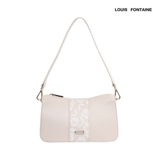 Louis Fontaine กระเป๋าสะพายไหล่ รุ่น Lucy - สีครีม ( LFH0151_CR )