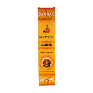 Natural Efe  Indian incense sticks - AYURVEDIC AMBER ธูปหอมอำพัน 15g