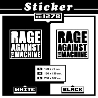 สติ๊กเกอร์ไดคัท Rage Against The Machine [Sticker PVC]