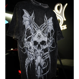 เสื้อยืด Nrez Skull Signature T-shirt (ผ้าฟอกพิเศษ) Limited 20 ตัว