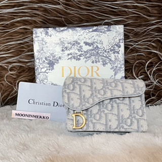 พร้อมส่ง!!Dior saddle card holder ทักแชทดูวิดีโอ/รูปสินค้าจริงทุกจุดได้เลยค่ะ