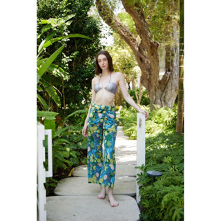 Hawaii Oceana Pants อะโลฮ่ารับซัมเมอร์ ลายสดใสให้ฟิล　tropical แบบสุดๆ